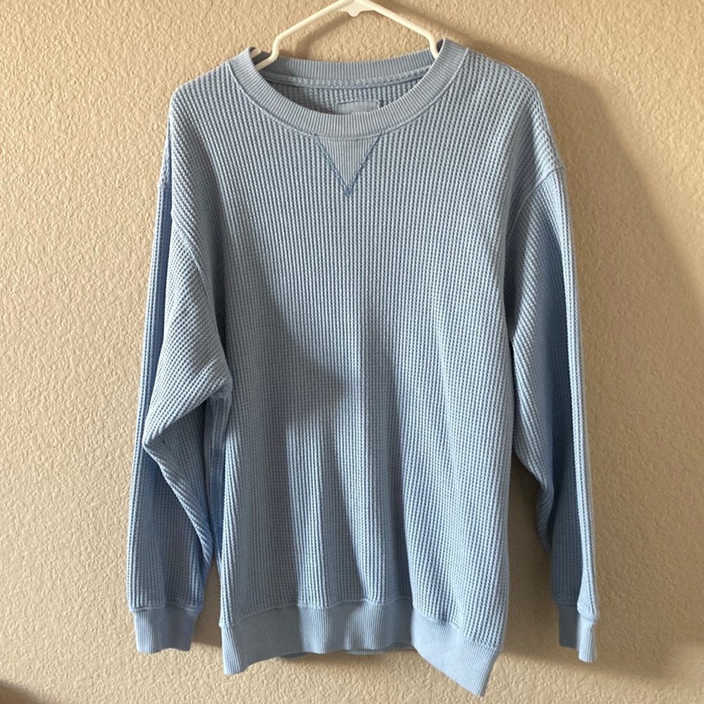 Aerie light blue sweatshirt